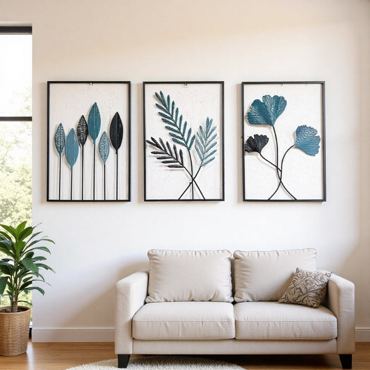 Decorative Leaf Wall Art Set Stornfield