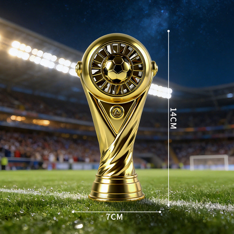 Ladies trophy figure in unique football design Stornfield