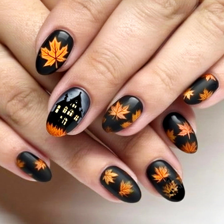 Themed Seasonal Press-On Nail Art Stornfield