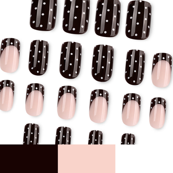 Artful Nail Art with Trendy Dot Design Stornfield