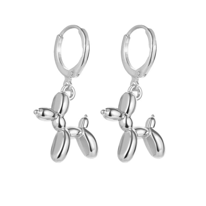 Playful Dog Pet Earrings Made of High-Quality Metal Stornfield
