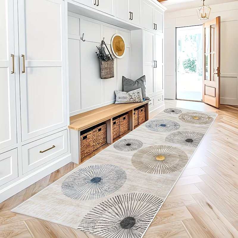 Geometric Patterned Runner Rug