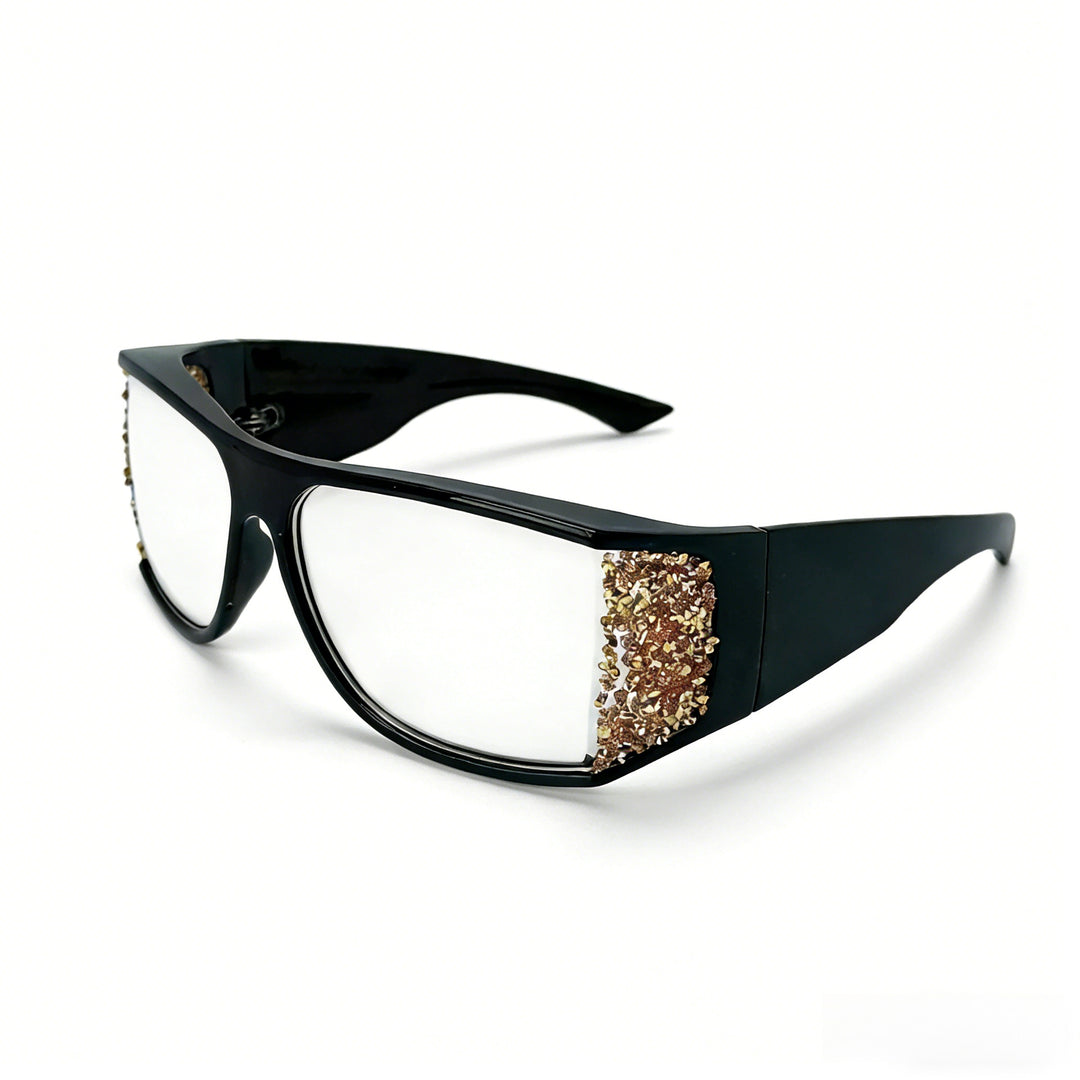 Women's Sporty Sunglasses with Sparkling Appliqués Stornfield