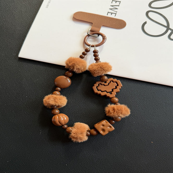 Decorative Beaded Charm Keychain Stornfield 1790135885