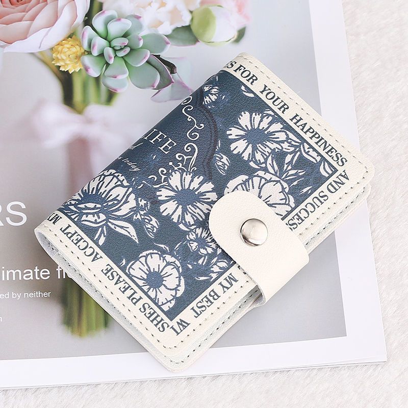 Elegant Rose Print Wallet Stornfield