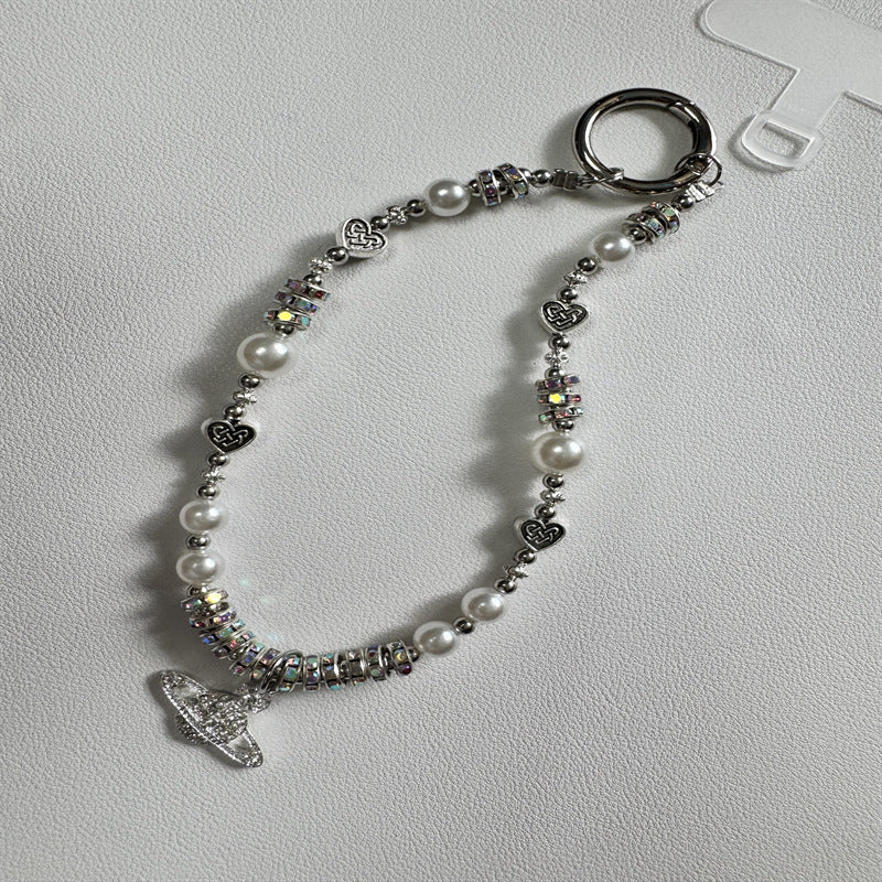Decorative Pearl Charm Keychain Stornfield