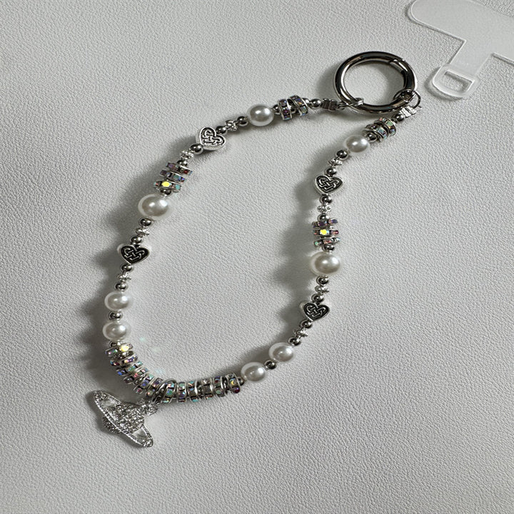 Decorative Pearl Charm Keychain Stornfield
