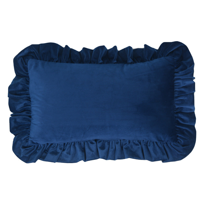 Luxury Ruffle Decorative Pillow