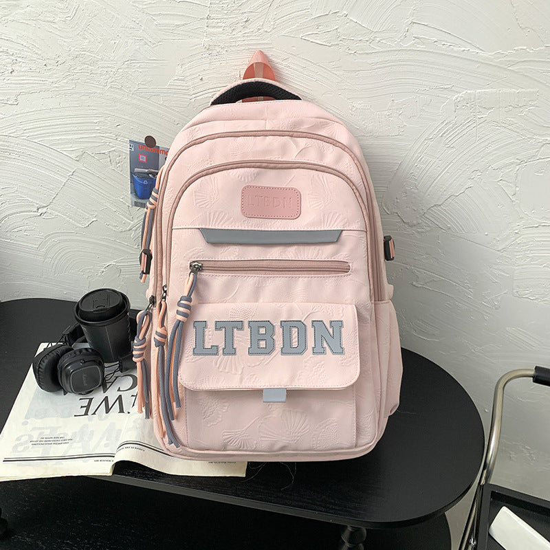 Modern Textured Casual Backpack Stornfield