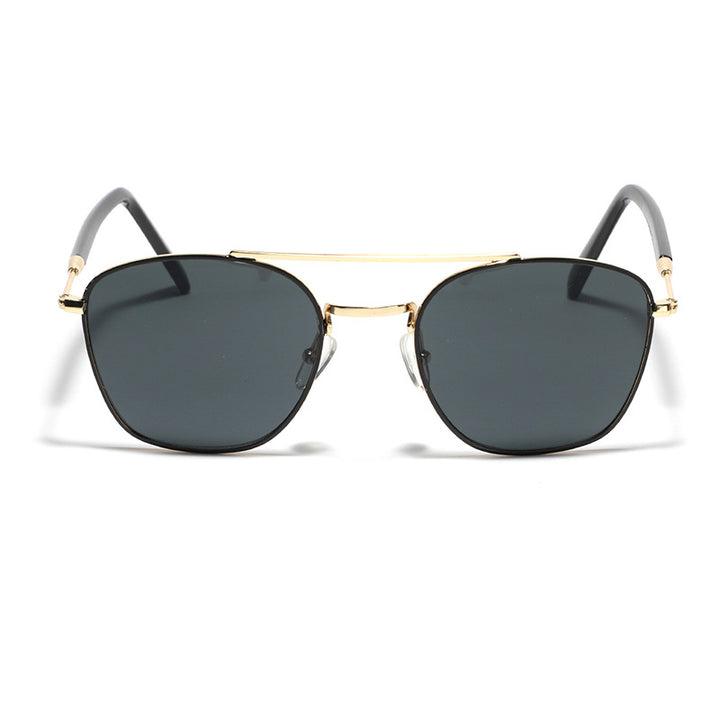 Women's fashionable square sunglasses with luxurious metal frame Stornfield