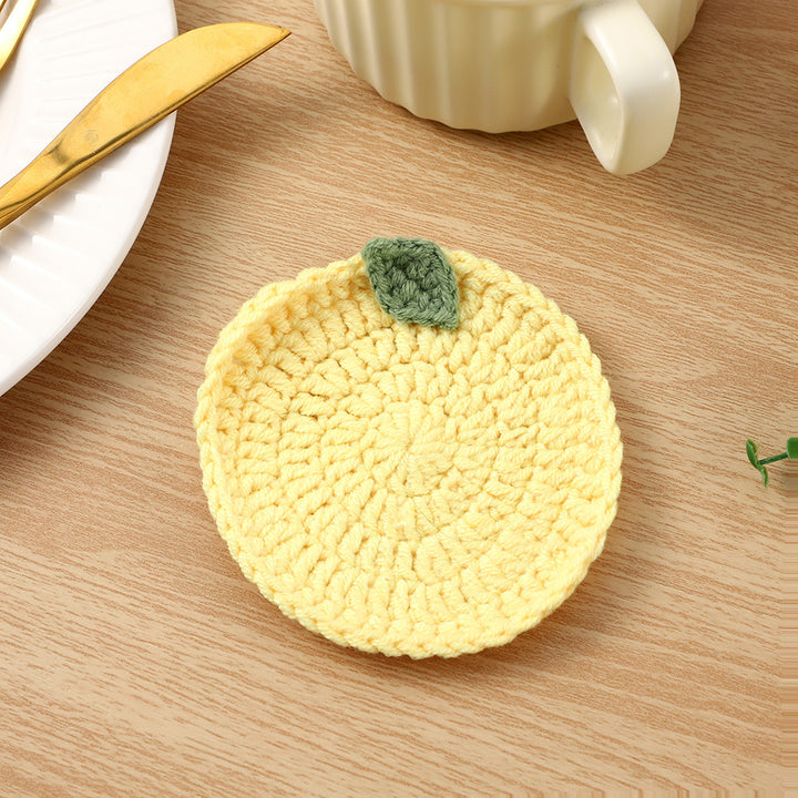 Decorative Crochet Lemon Coaster Stornfield