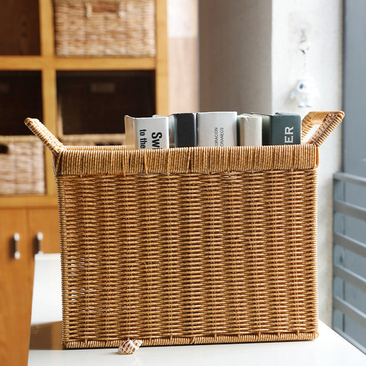 Unisex Versatile Storage Basket with Practical Handling Stornfield