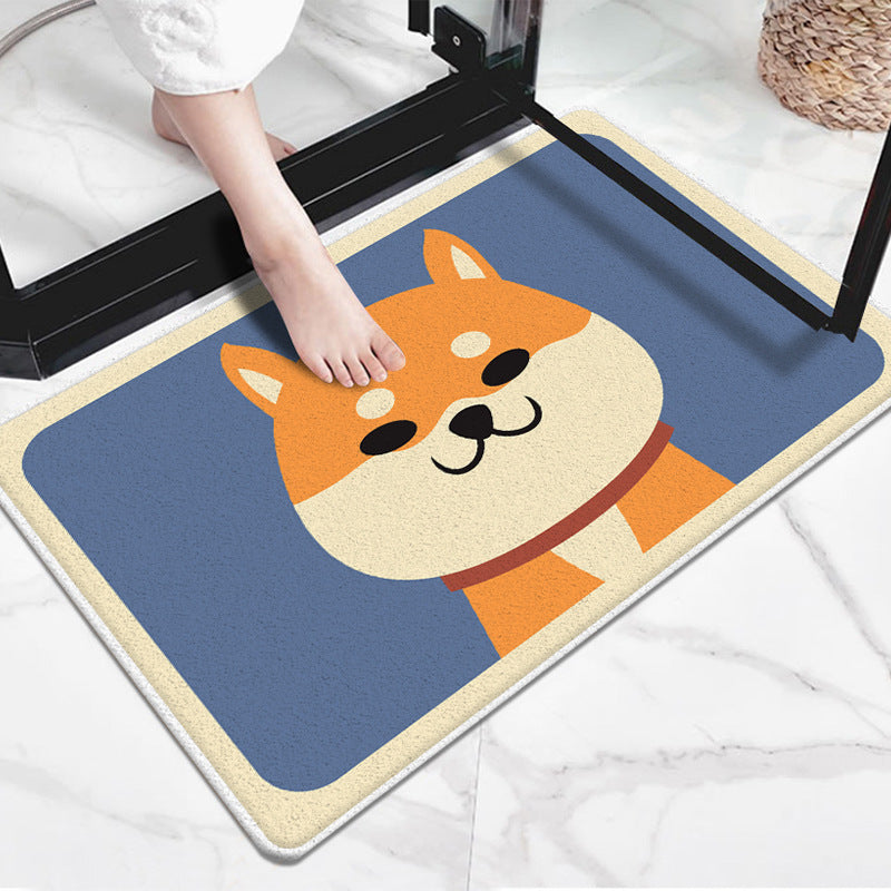 Cute Cartoon Dog-Themed Doormat Stornfield