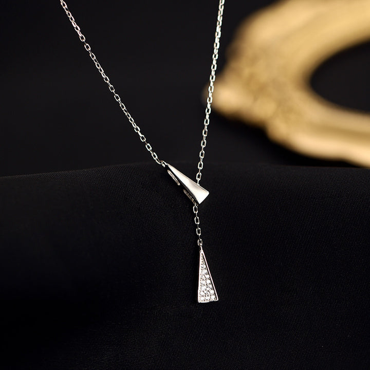 Modern Geometric Drop Necklace Stornfield