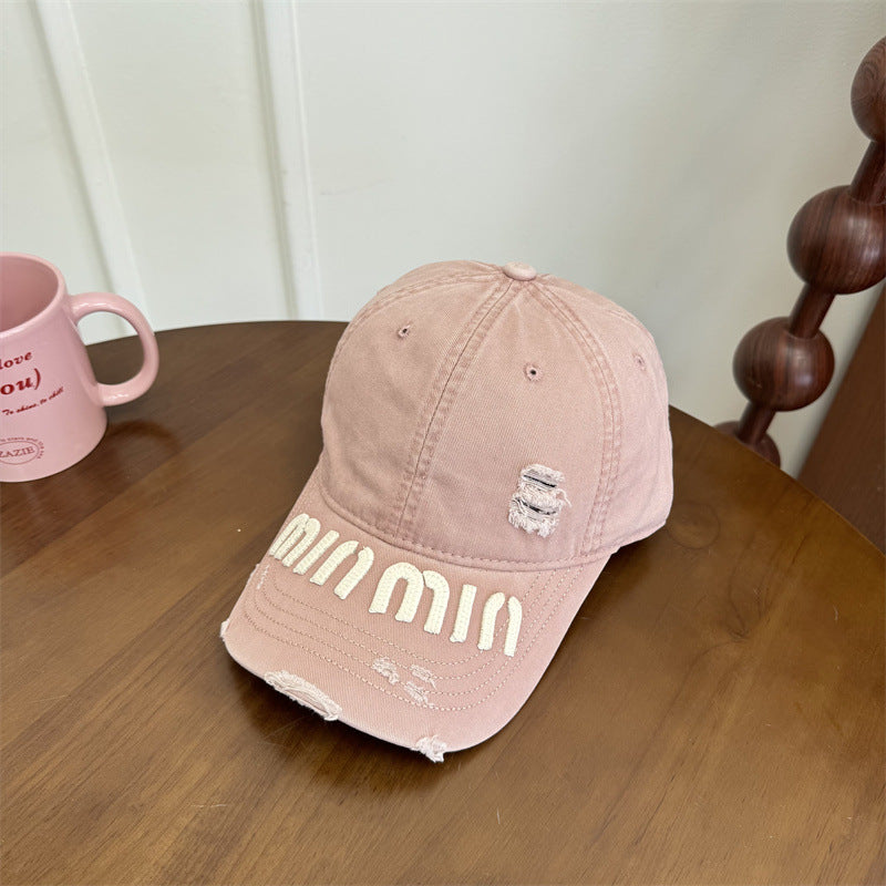 Women's Distressed Graphic Baseball Cap Stornfield