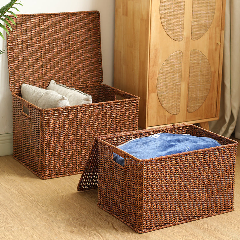 Woven Storage Chest with Built-in Handles Stornfield