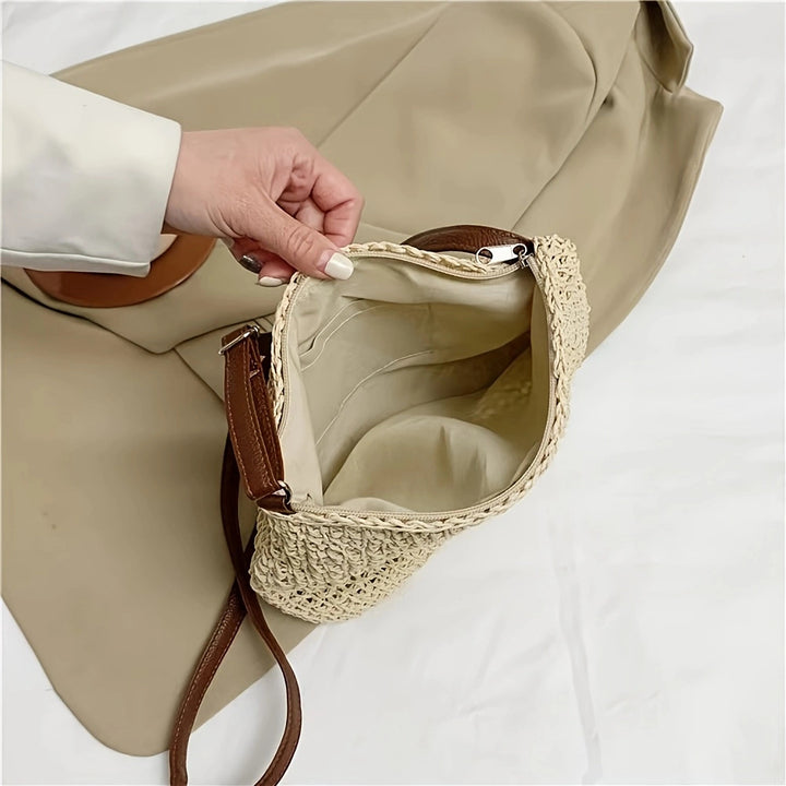 Handbag Made of High-Quality Macrame with Padded Shoulder Strap Stornfield