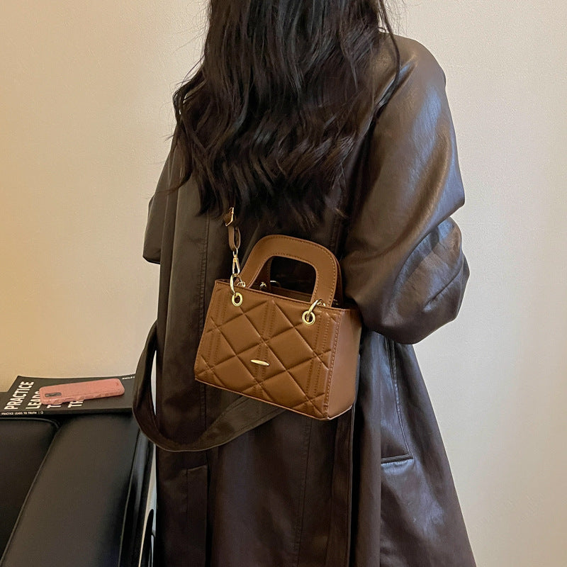 Quilted Mini Handbag with Dual Carry Options