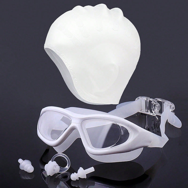 Swim set with comfort swim goggles and cap Stornfield