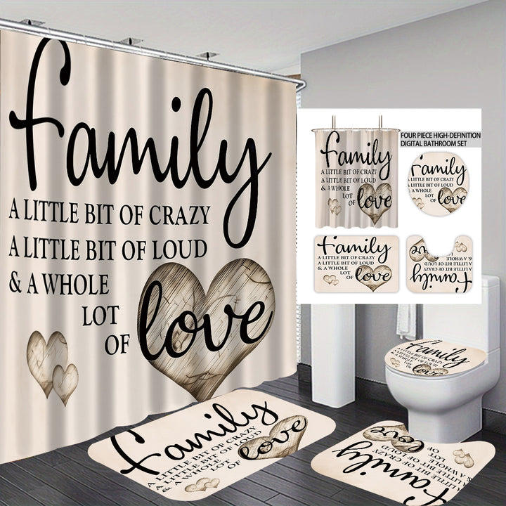 Family Themed Bathroom Decor Set Stornfield