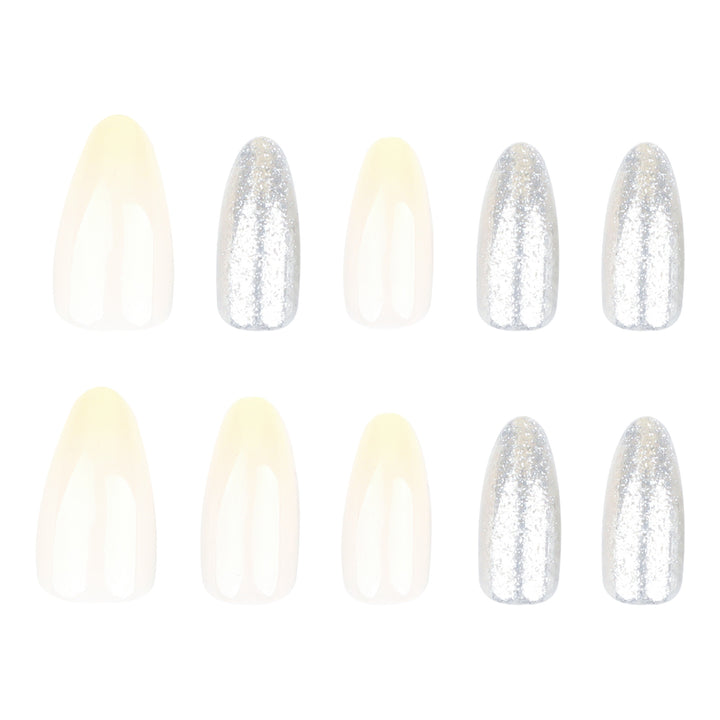 Artificial press-on nails with high-quality glitter accents Stornfield
