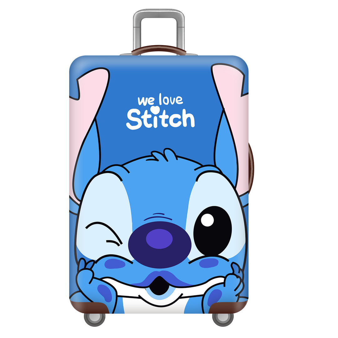 Unisex children's suitcase with reinforced hard shell, telescopic handle and Kuromi motif Stornfield