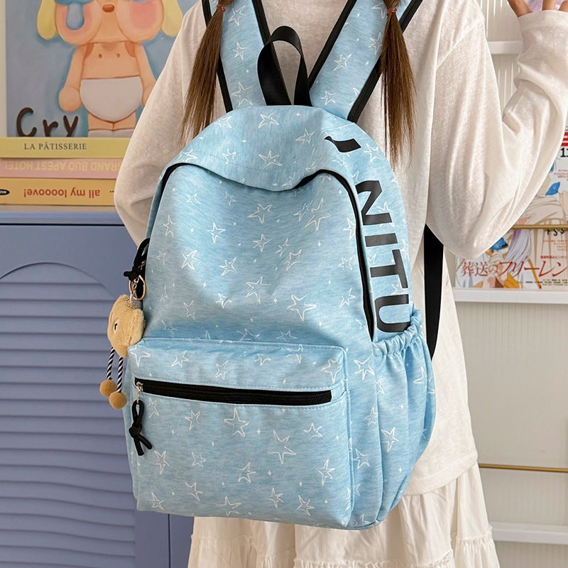 Stylish Casual Backpack with Star Pattern Stornfield