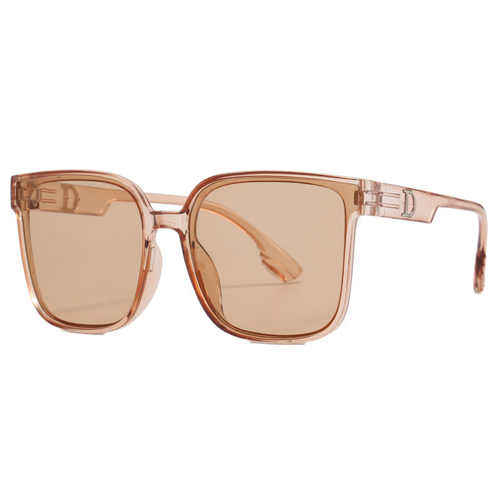 Women stylish square sunglasses with transparent frame Stornfield