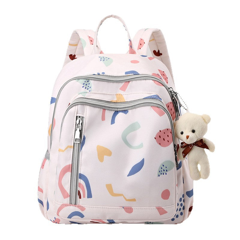 Playful Cartoon Pattern Backpack Stornfield