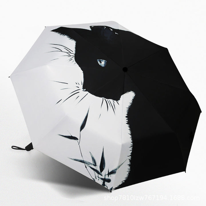 Women’s Automatic Umbrella with Cat Design Stornfield
