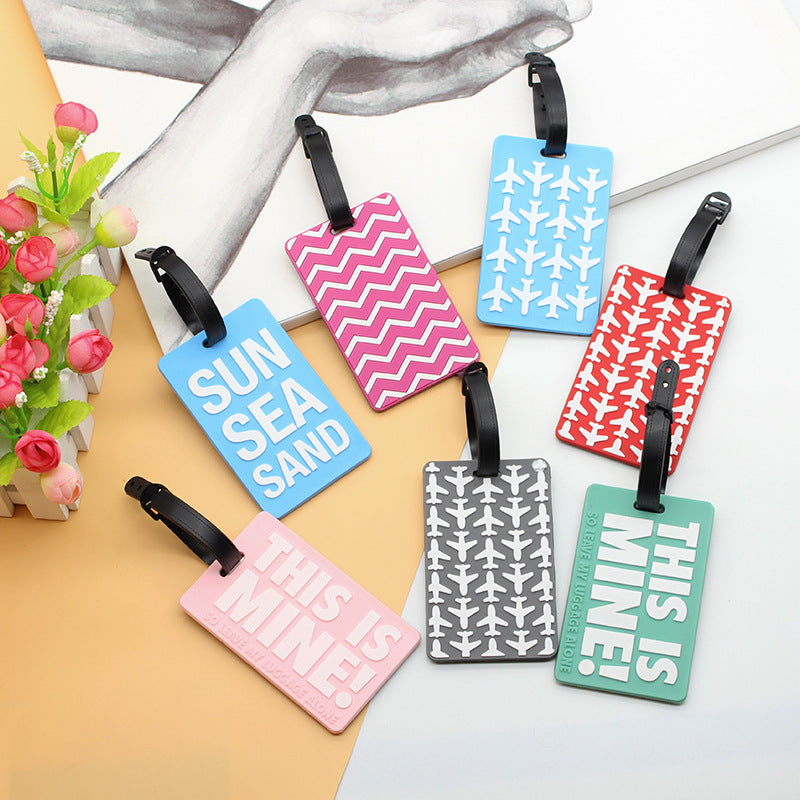 Unisex Luggage Tag with Personal Message Bowlift