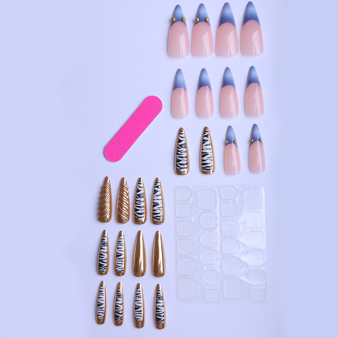 Creative Nail Art in Leopard Design Stornfield