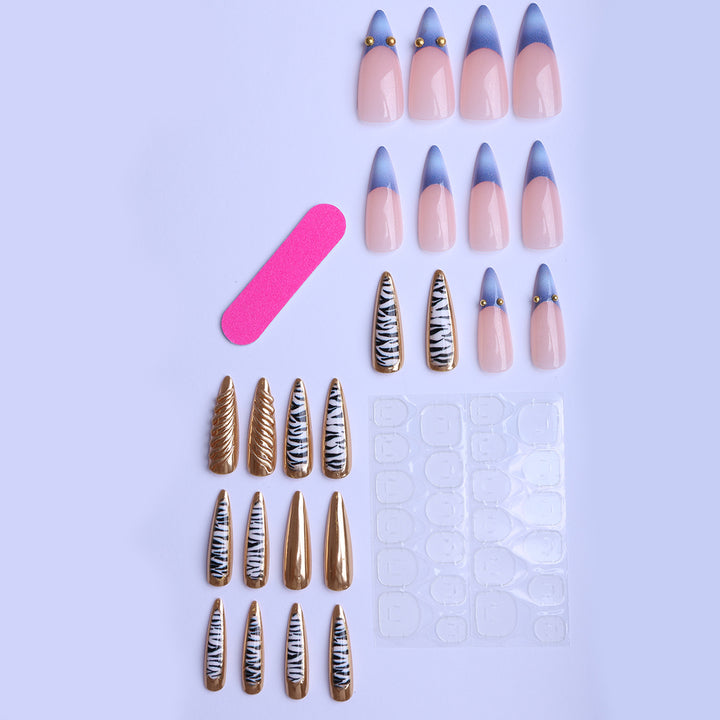 Creative Nail Art in Leopard Design Stornfield