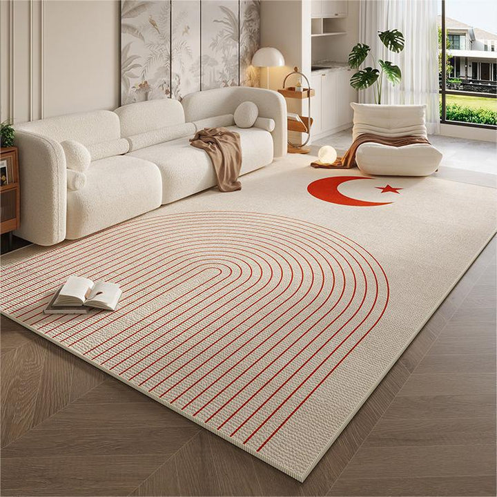 Contemporary Floral Design Area Rug