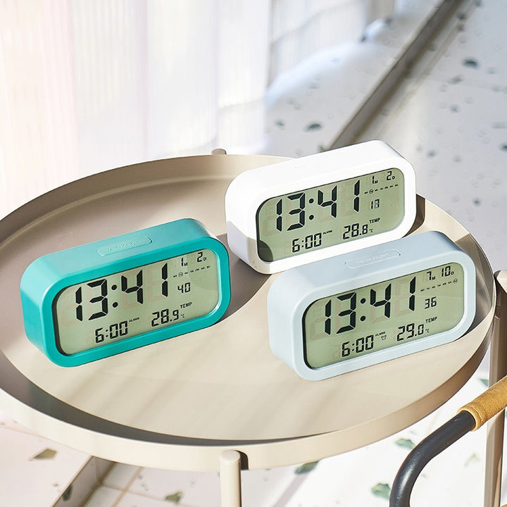 Digital Multifunctional Alarm Clock with Temperature and Day Display Stornfield