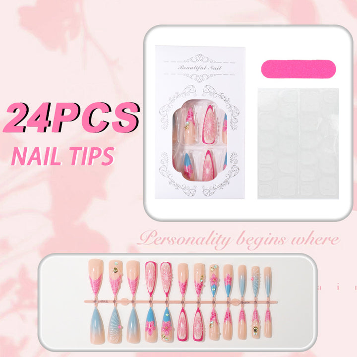 Premium Decorative Nail Tips Set Stornfield