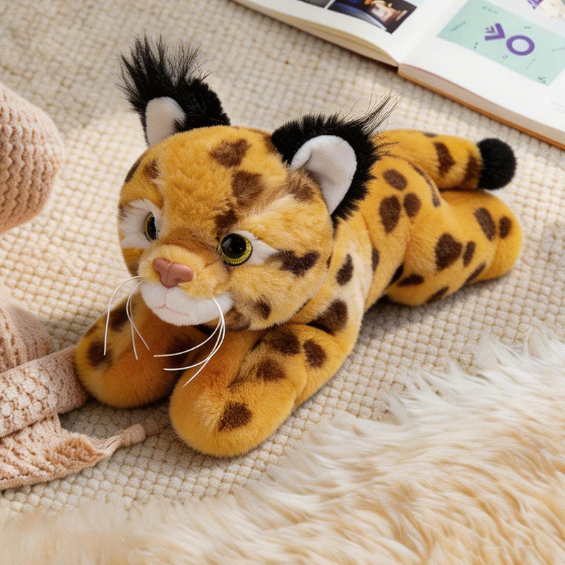 Lifelike Stretching Cat Plush Floor Cuddle Pillow Stornfield