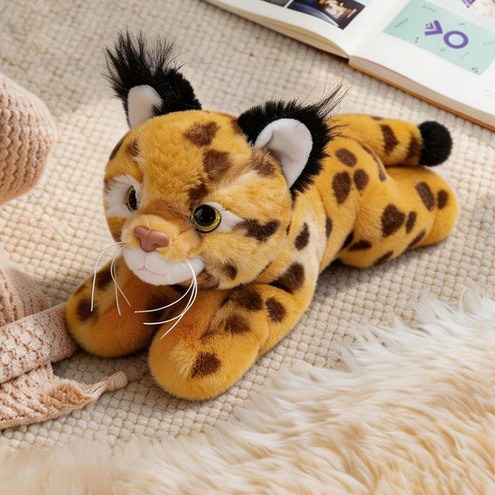 Lifelike Stretching Cat Plush Floor Cuddle Pillow Stornfield
