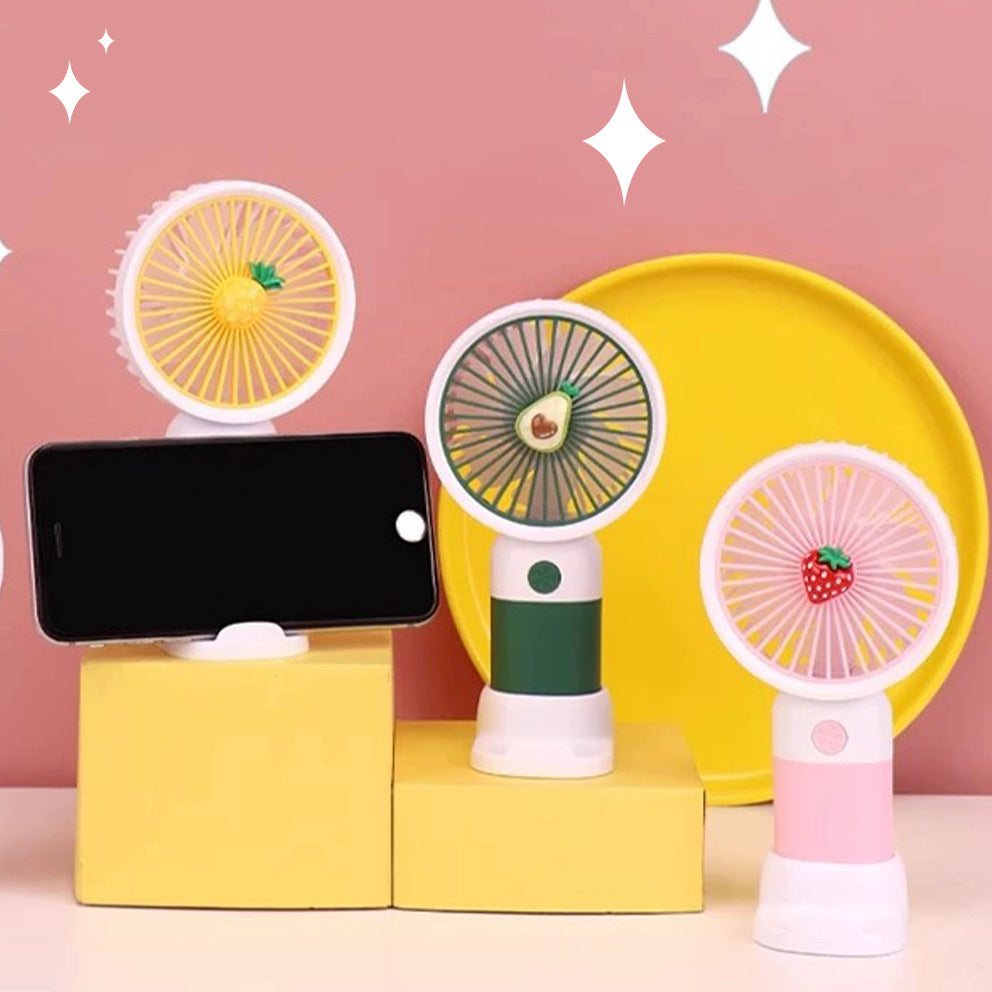Ladies portable mini hand fan with dual USB charging function Stornfield