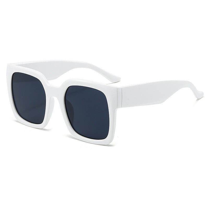 Women's square sunglasses with stylish transparent frame and soft color gradient Stornfield