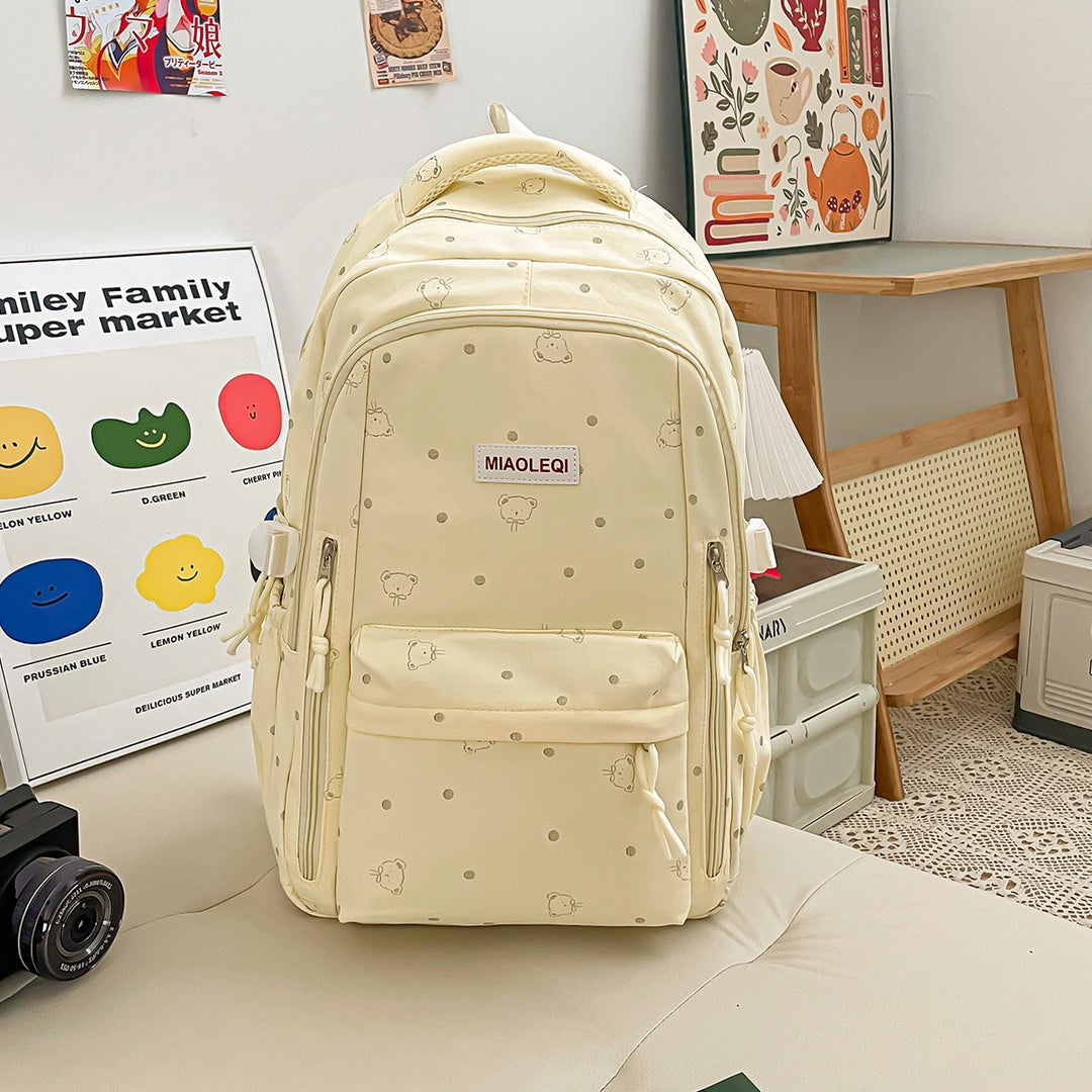 Playful Polka Dot Design Backpack Stornfield