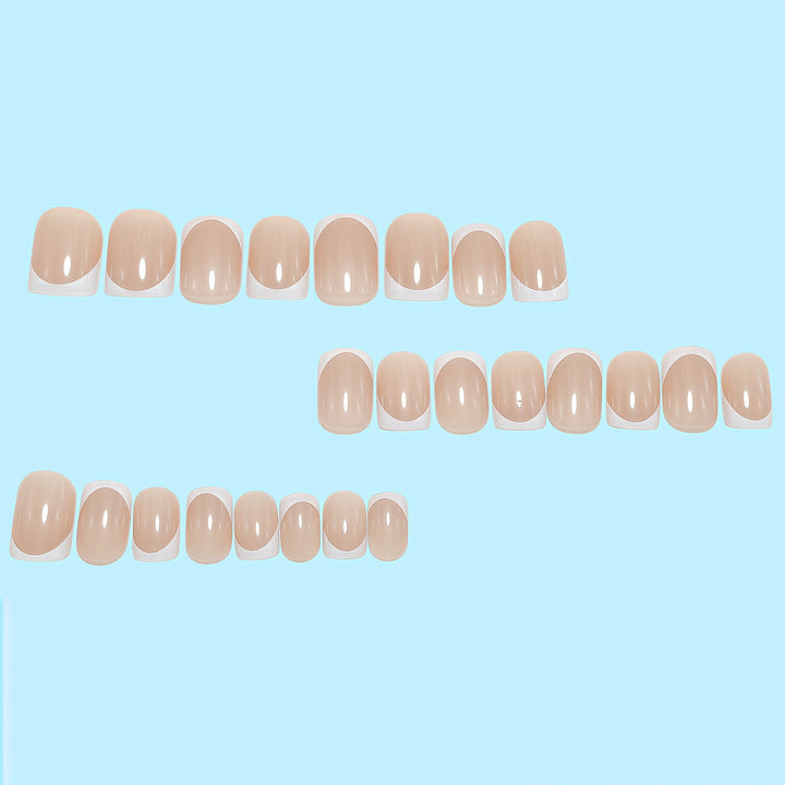 Elegant artificial nails with French tip Stornfield