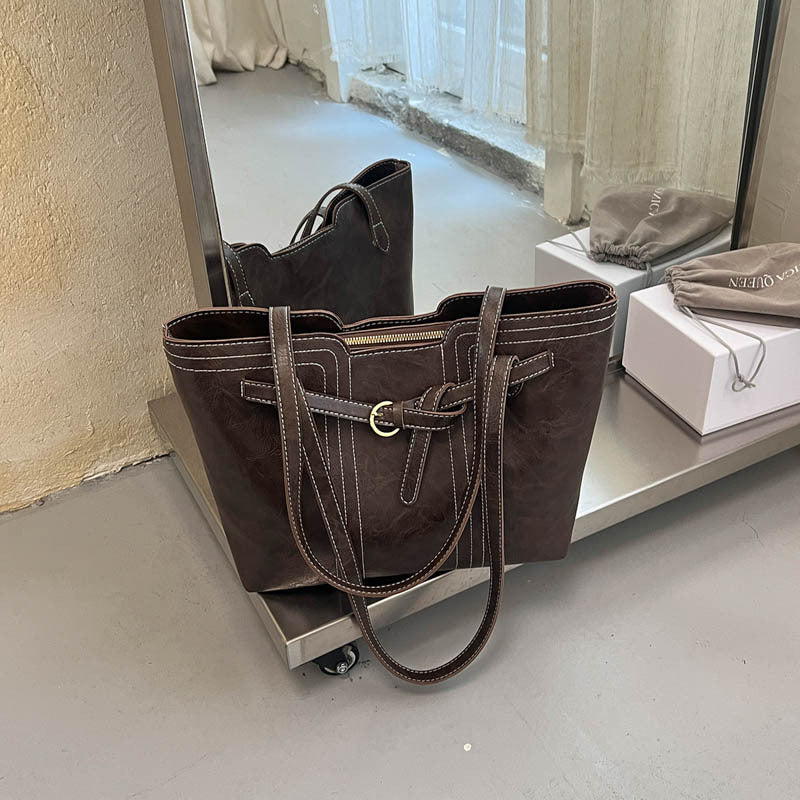 Stylish Leather Tote Bag