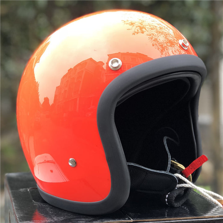 Classic Half-Shell Motorcycle Helmet Stornfield
