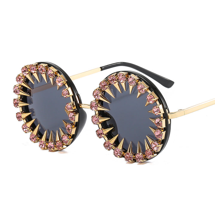 Women’s creative and eye-catching sunglasses with spikes and rhinestone details Stornfield