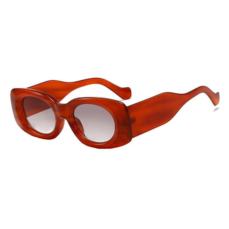 Ladies futuristic sunglasses in elegant square design Stornfield
