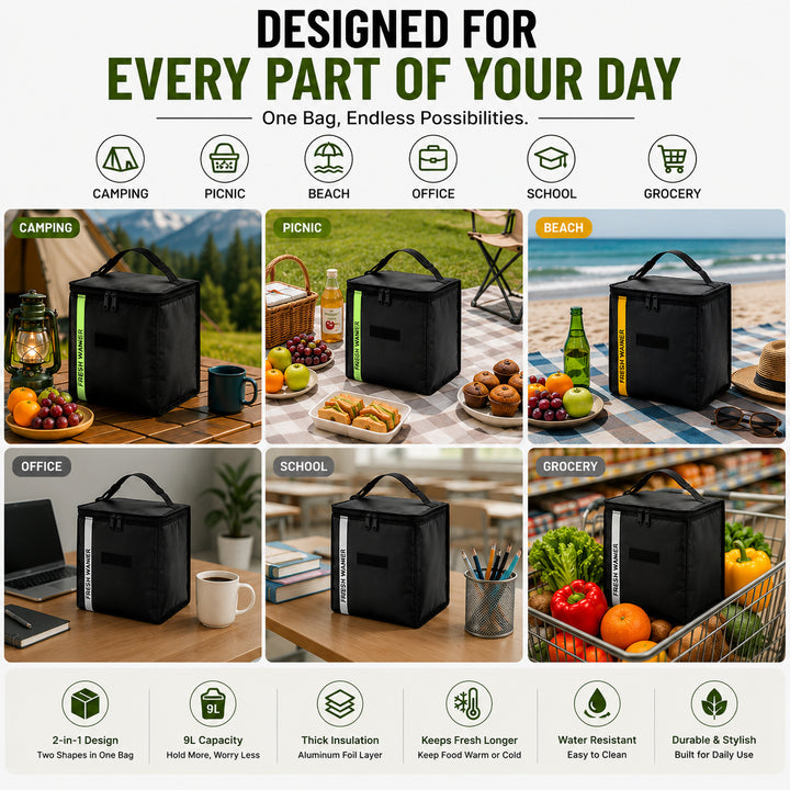 Versatile Insulated Food Carrier Stornfield