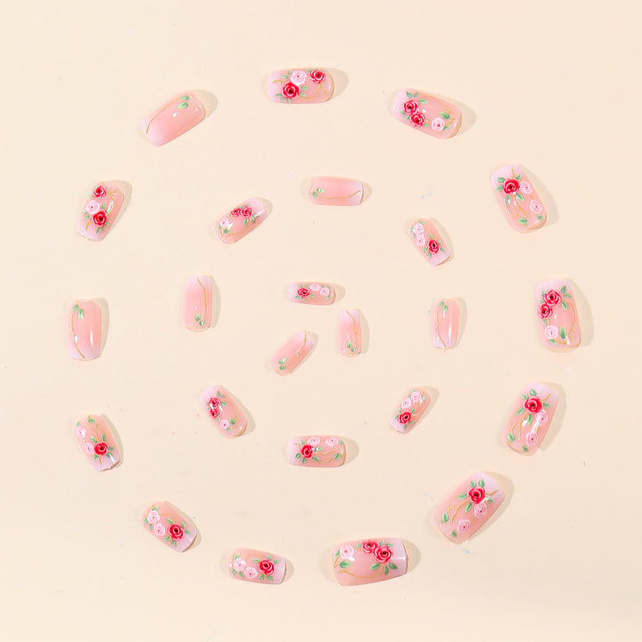 Floral Art Nail Design Stornfield