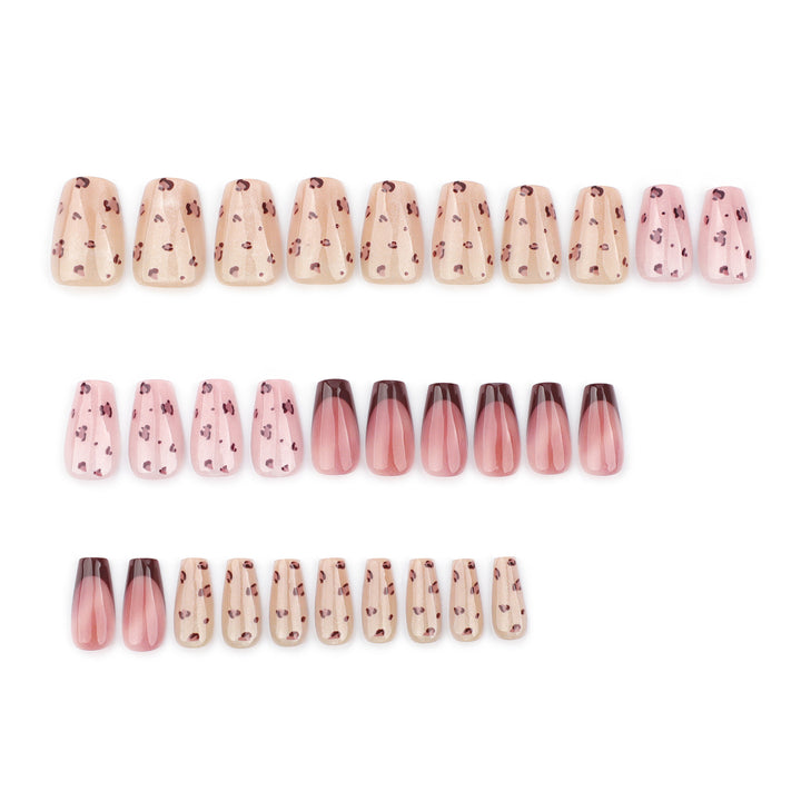 Artistic nail extensions with elegant glitter design Stornfield