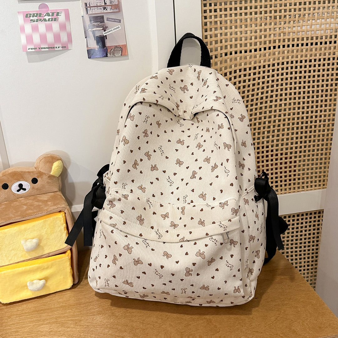 Cute Character-Embellished Casual Backpack Stornfield